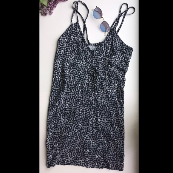 Brandy Melville mini summer dress in navy